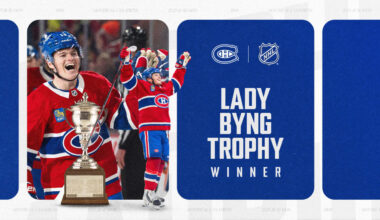 Cole Caufield named the Lady Byng Memorial Trophy winner