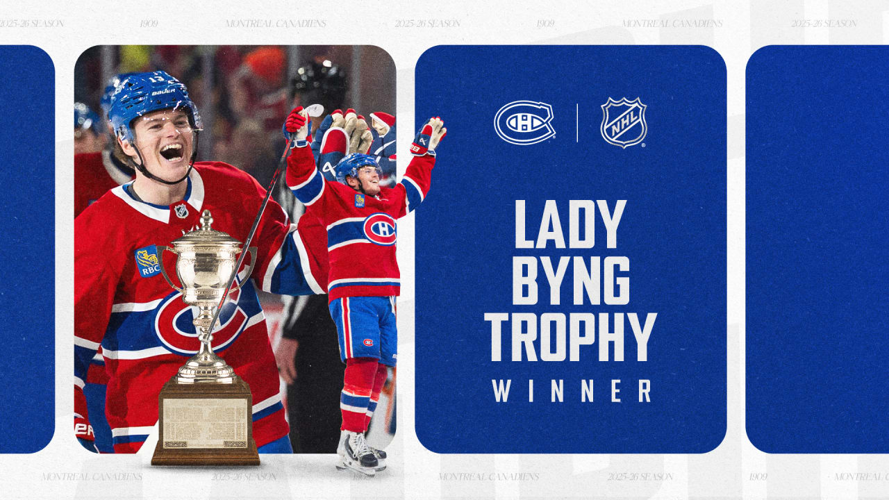 Cole Caufield named the Lady Byng Memorial Trophy winner