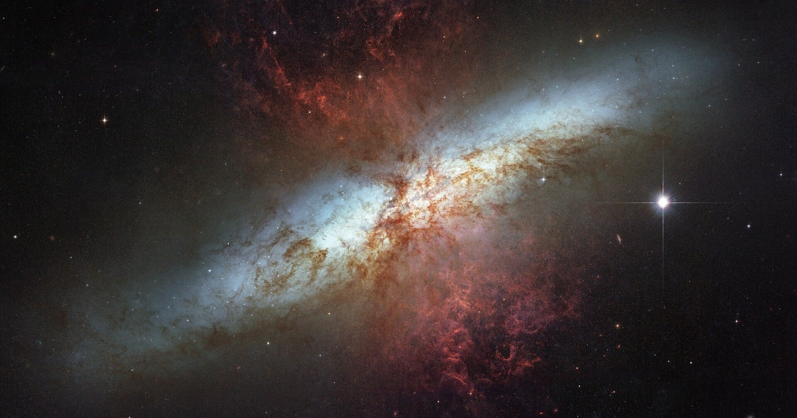 The James Webb telescope picked out 16.5 million individual stars in the Cigar Galaxy — a neighbor forming stars ten times faster than the Milky Way, in a burst estimated to last only a few hundred million years