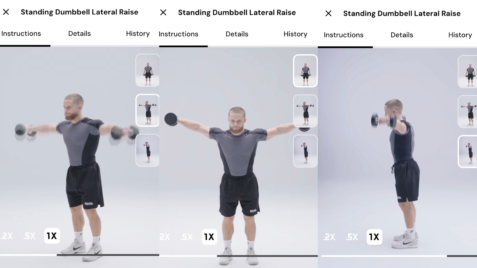 how to do standing dumbbell lateral raise with MacroFactor Workouts