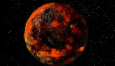 Artist's concept of the Moon shortly after creation. Credit - NASA Goddard