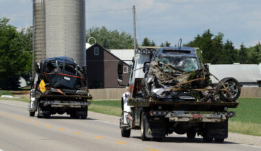6th person dead in hospital after fatal Mapleton, Ont. car crash