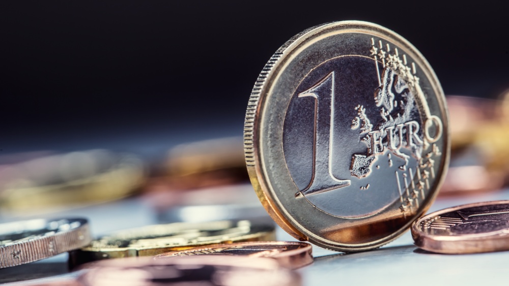 A euro coin.