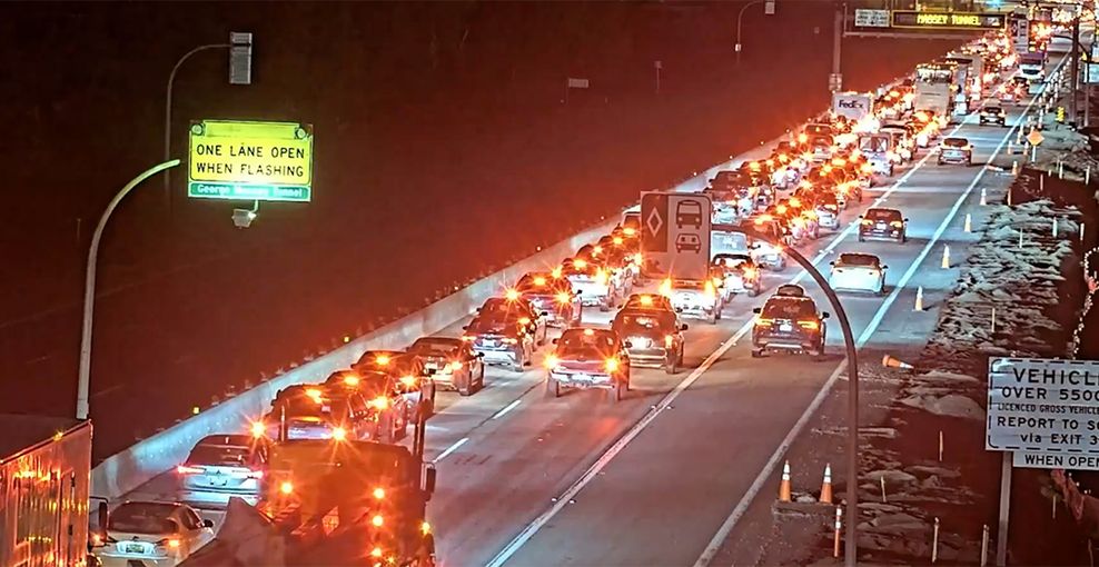 Massey Tunnel delays