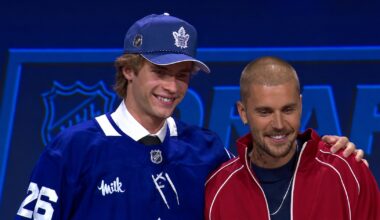 Gavin McKenna selected first overall by the Toronto Maple Leafs