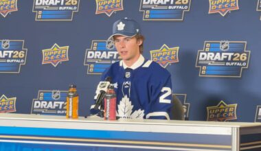 New Maple Leaf Gavin McKenna on the pressure of playing in Toronto: “Pressure is a privilege… When you play for that fan base and do well, it’s the best spot to be”
