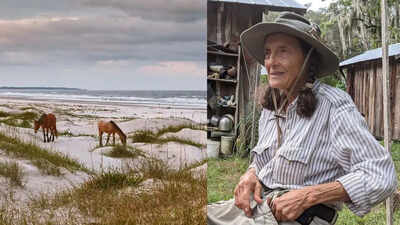 Meet Carol Ruckdeschel: The 84-year-old woman who chose to live alone on a wild island filled with snakes, horses and devoted life to nature