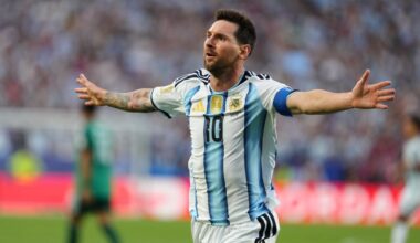 Argentina's Lionel Messi breaks World Cup all-time scoring record in win over Austria