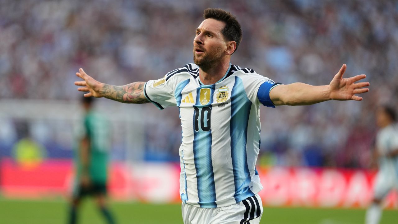 Argentina's Lionel Messi breaks World Cup all-time scoring record in win over Austria