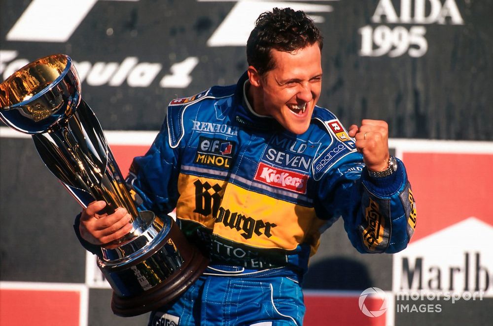 After the loss of Senna, Schumacher stood alone at the top of F1