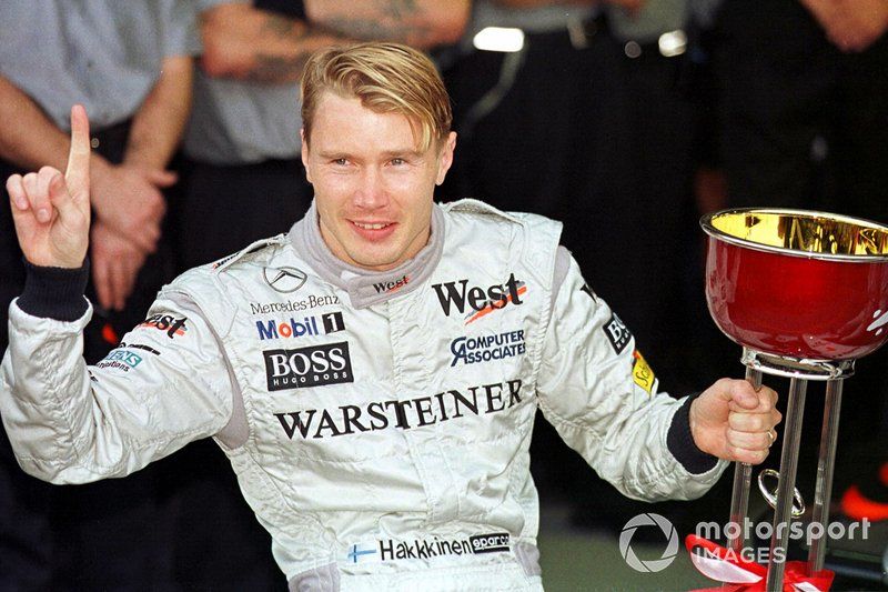 Hakkinen ended McLaren's F1 world title drought in 1998 and successfully defended his crown a year later