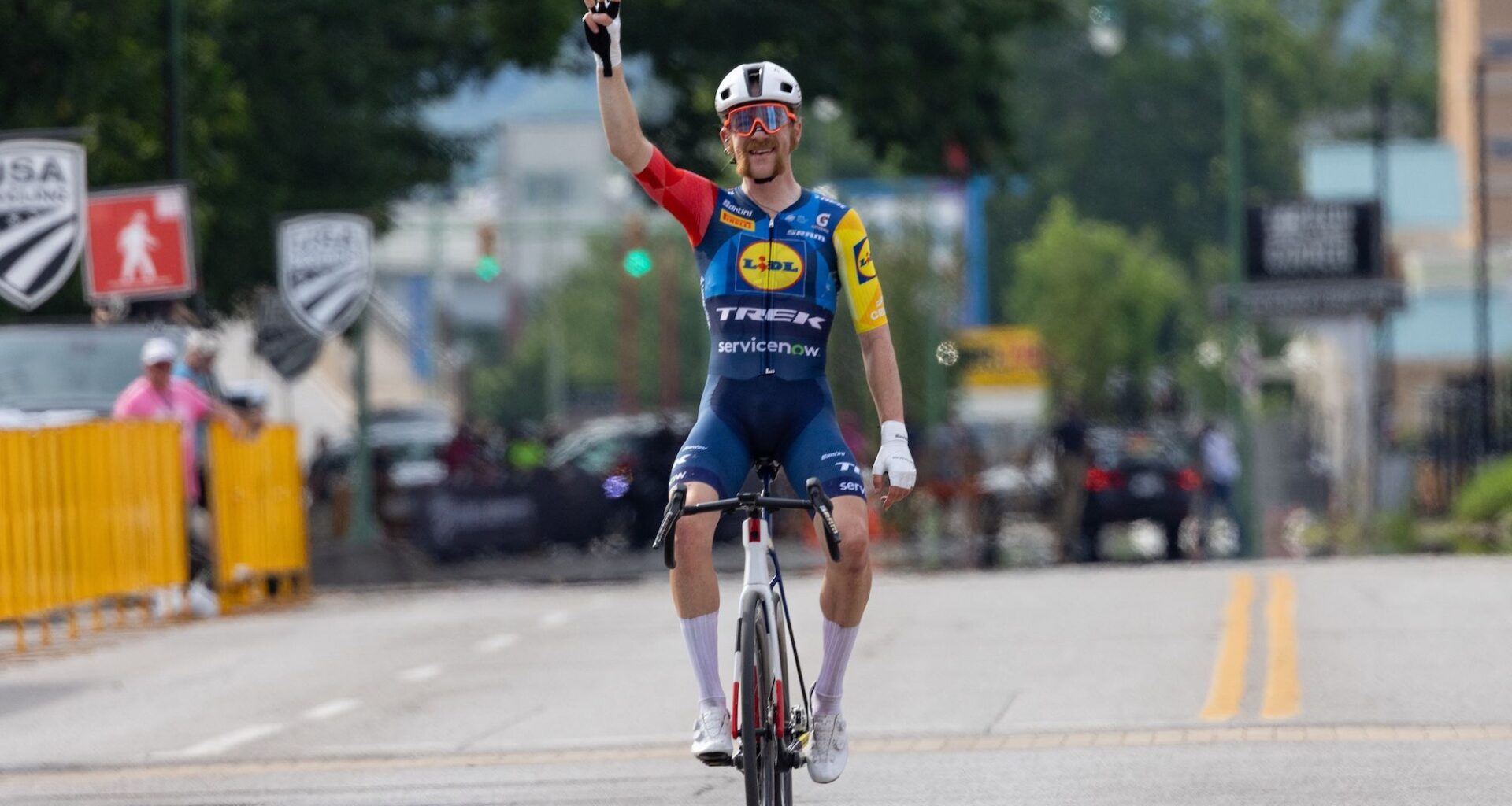 US Road Championships: Quinn Simmons goes solo to take third elite men's road race title