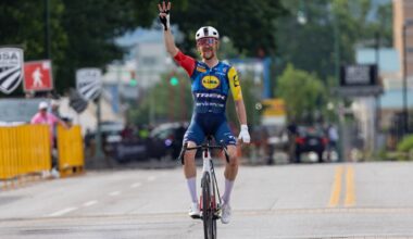 US Road Championships: Quinn Simmons goes solo to take third elite men's road race title