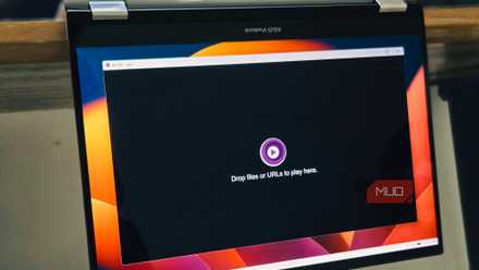 mpv player on a Asus Vivobook Flip S 14 