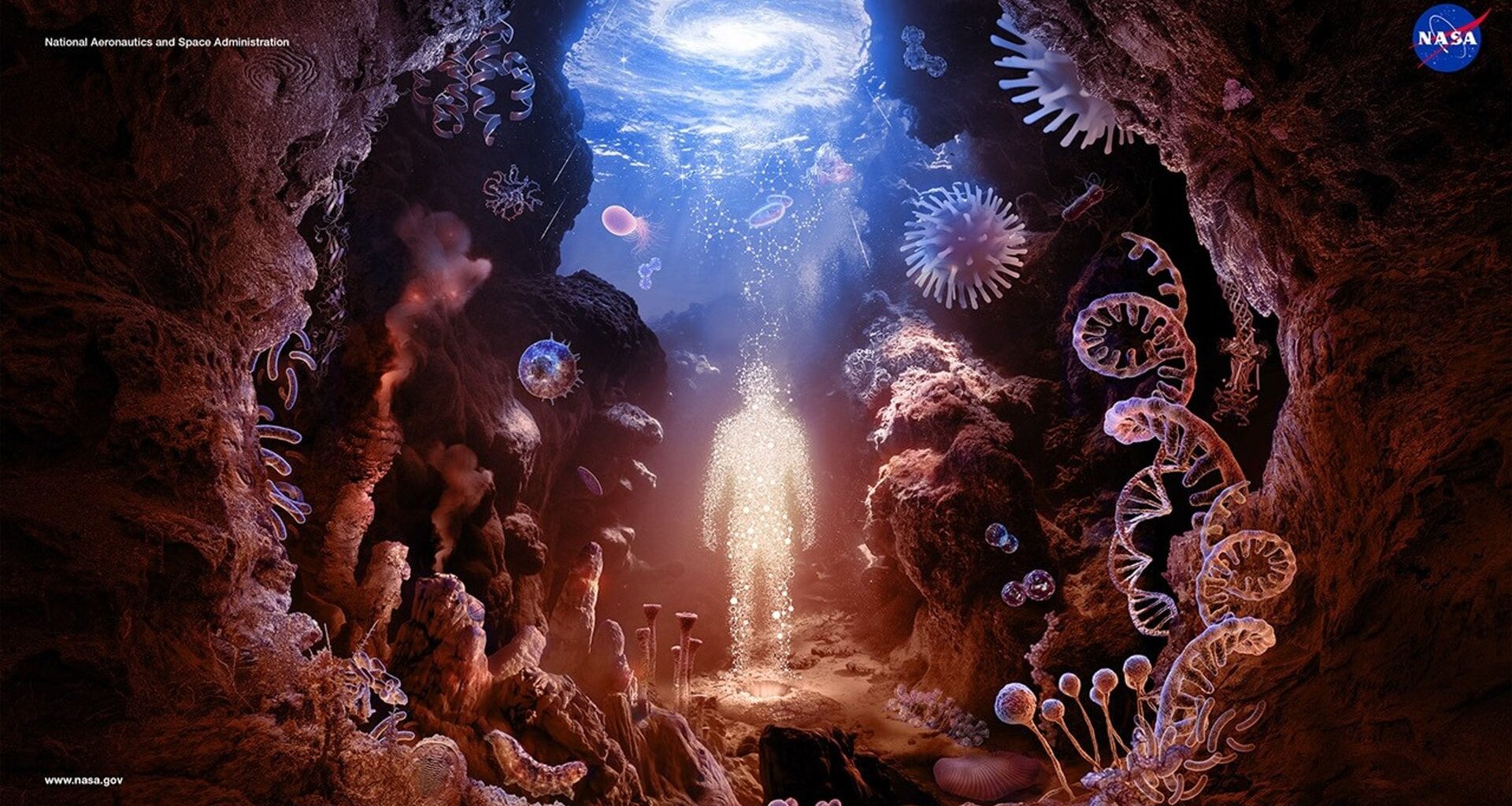 Scientists have found new evidence of how the ingredients for life came to Earth. Credit: NASA