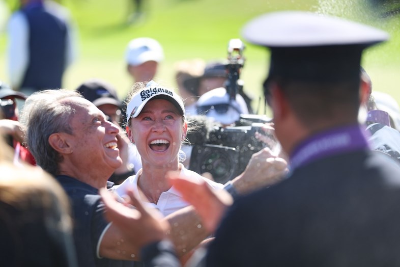 Nelly Korda won the US Women's Open - then revealed a text message from Tiger Woods.