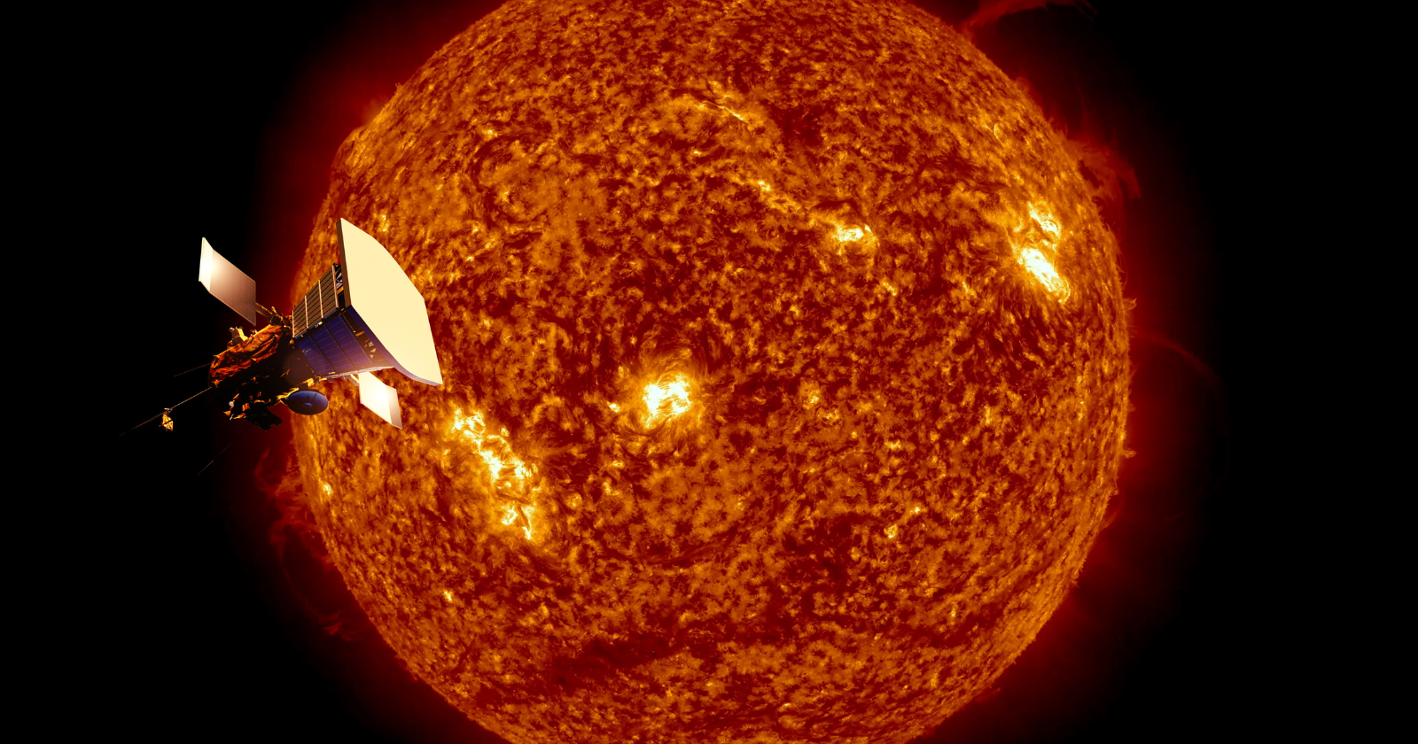 Parker Solar Probe has flown through the Sun’s outer atmosphere, the corona, where temperatures soar into the millions of degrees even though the visible surface below is far cooler — one of the strangest long-running puzzles in solar physics.