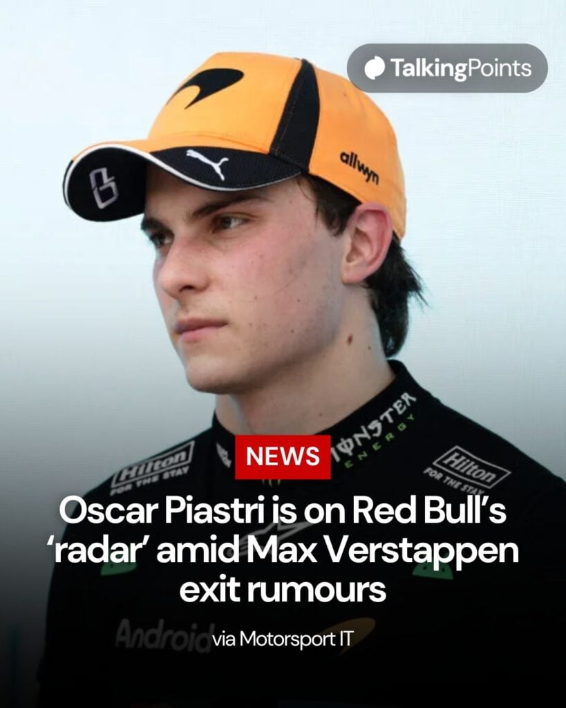Third placed Oscar Piastri of Australia and McLaren in parc ferme during the F1 Grand Prix of Miami at Miami International Autodrome on May 03, 2026 in Miami, Florida.