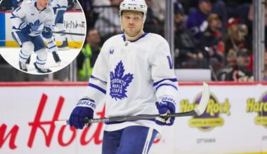 Maple Leafs' Max Domi struggled to walk after offseason surgery