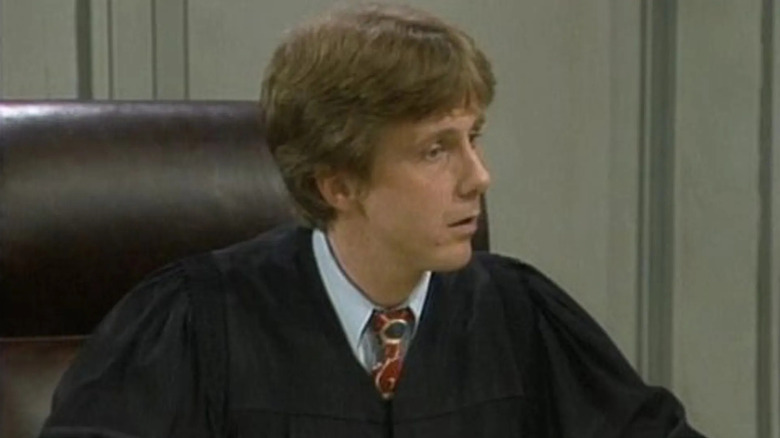 Judge Harry T. Stone presiding over a case