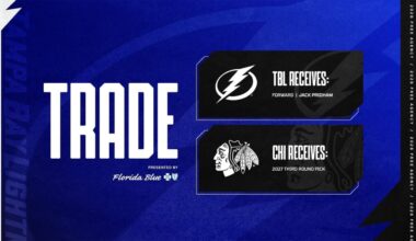 Lightning acquire forward Jack Pridham from Chicago