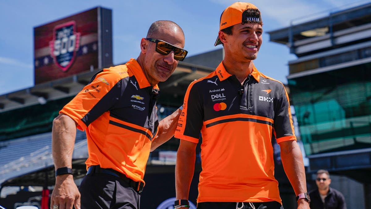 Tony Kanaan and Lando Norris