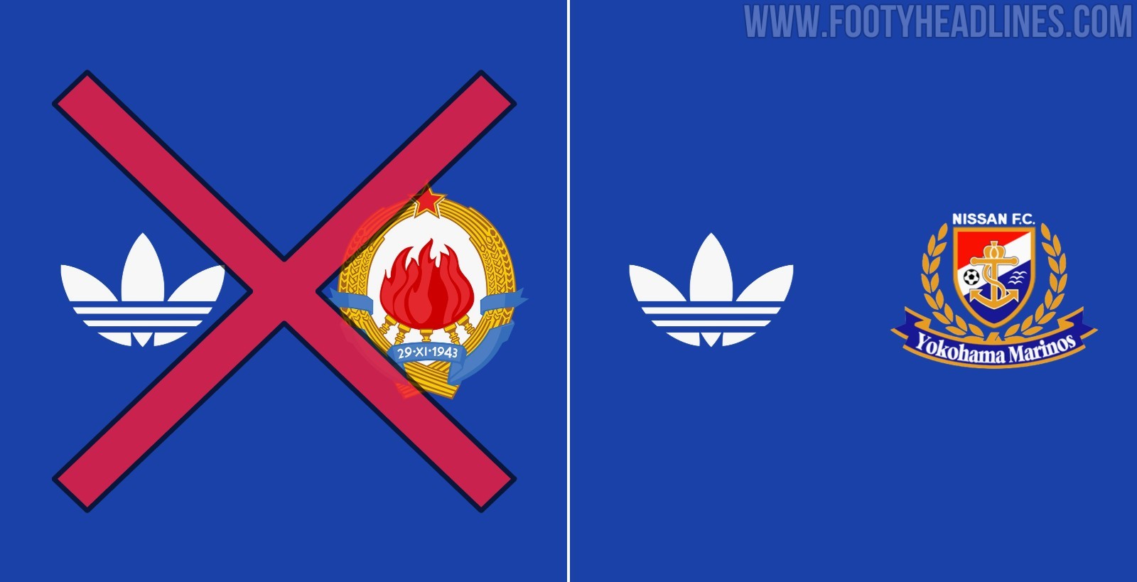 Not Yugoslavia: Adidas to Release Yokohama F. Marinos Remake Kit