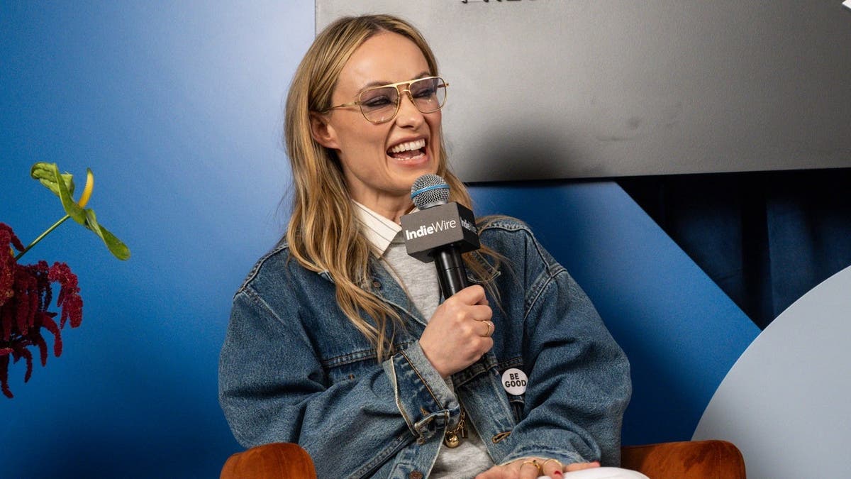 Olivia Wilde speaking at the IndieWire Future of Filmmaking Keynote in Park City, Utah