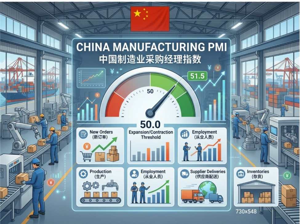 China Services PMI, May 2026 54.4 (expect 52.3, prior 52.6) fastest expansion in 3 months