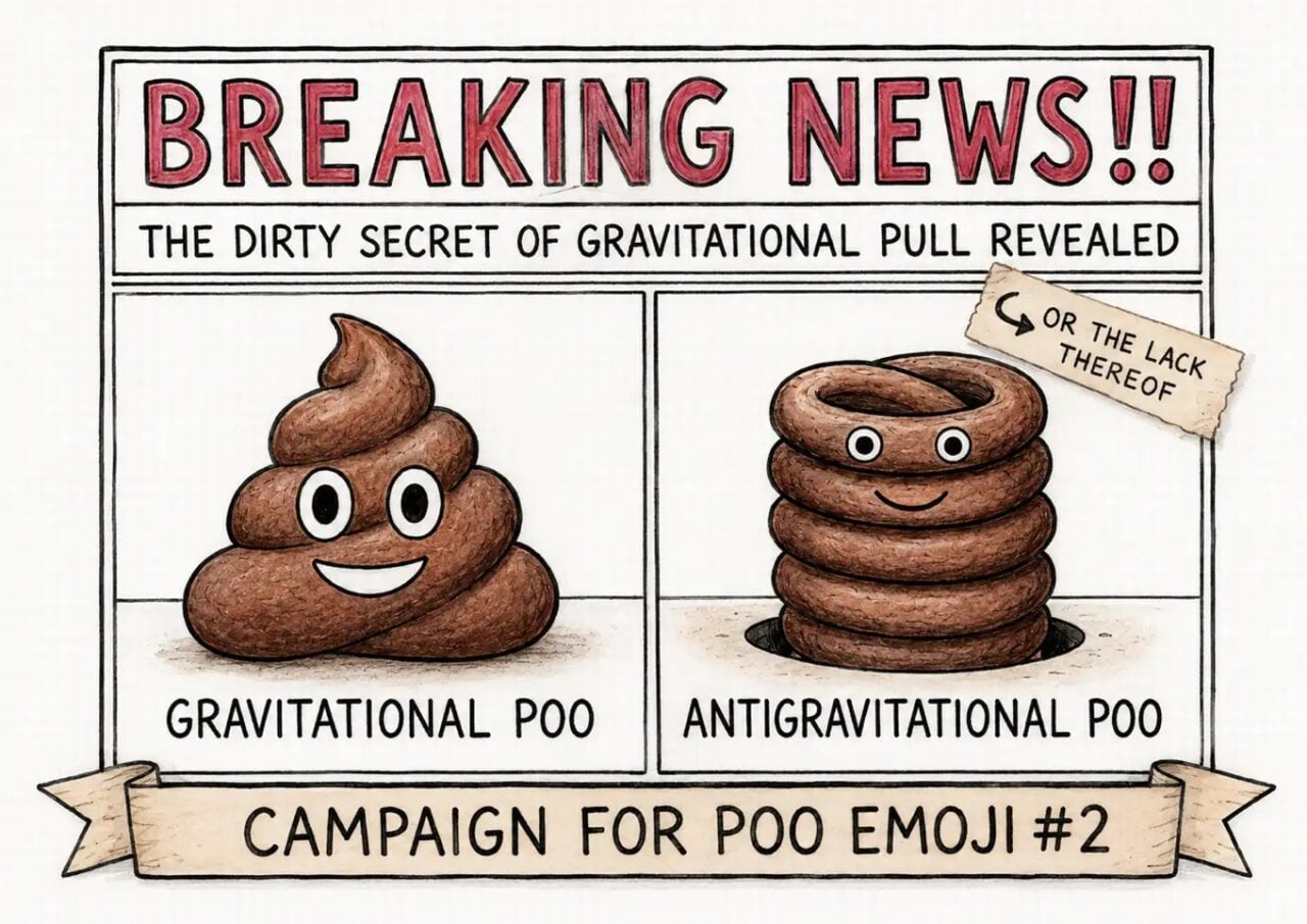 Poop Shape According To Gravity