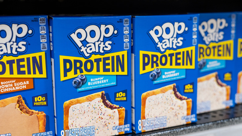 Boxes of Pop-Tarts Protein