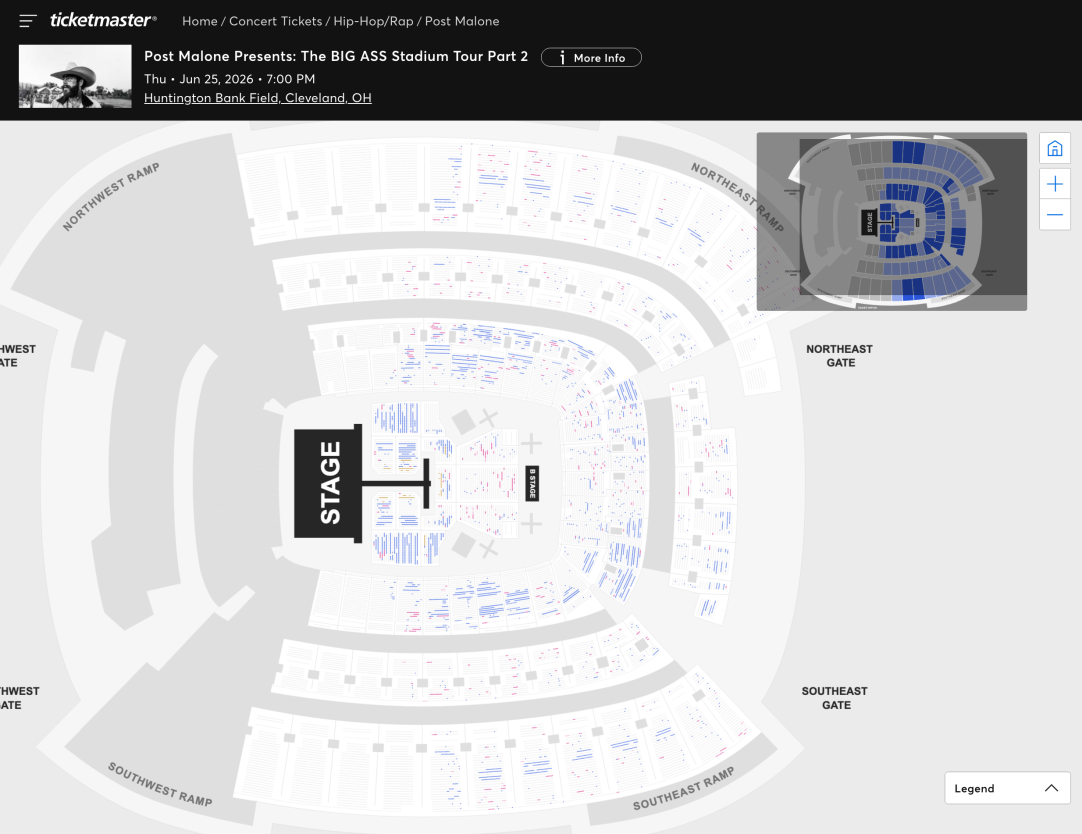 Post Malone Ticket Sales Cleveland