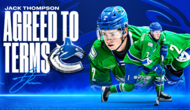 CANUCKS AGREE TO TERMS WITH JACK THOMPSON ON A ONE-YEAR, TWO-WAY CONTRACT