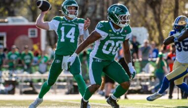 Roughriders' running back Quali Conley set to make regular season CFL debut as A.J. Ouellette out with ankle injury