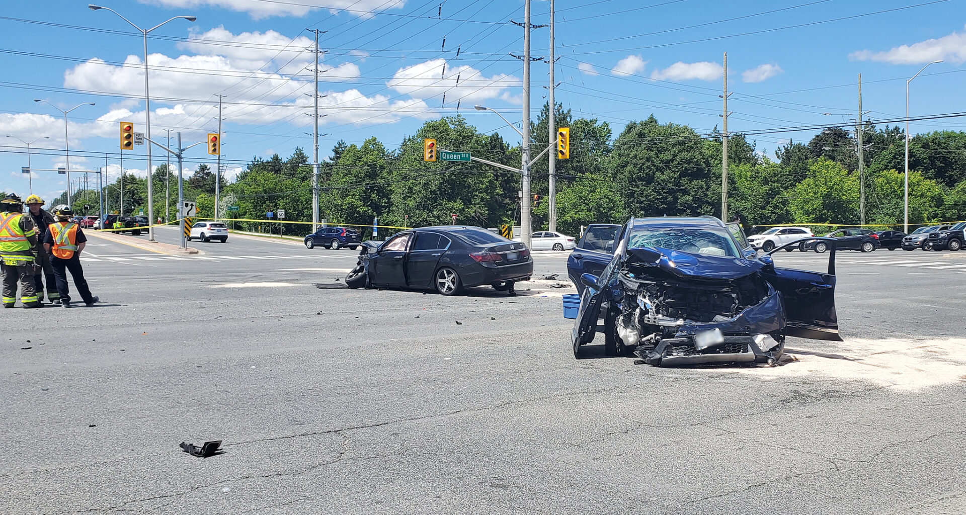 queen dixie road crash brampton
