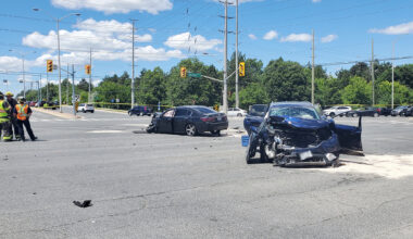 queen dixie road crash brampton
