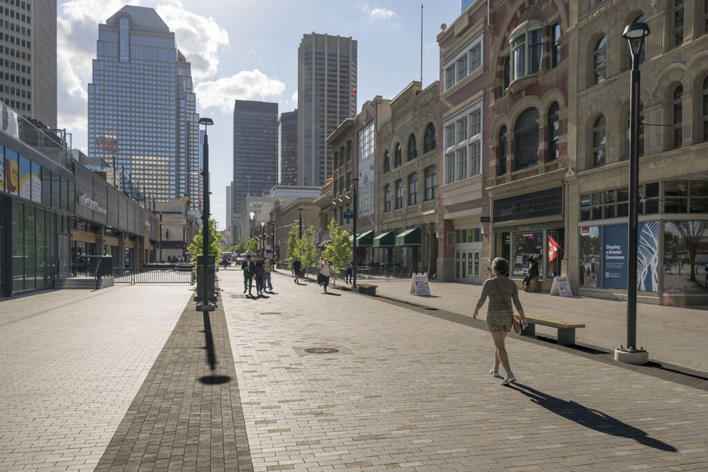 Stephen Avenue near 1 Street and Centre SW in Calgary