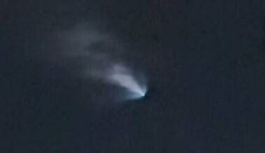 'Thought it was a plane crashing': mysterious object…