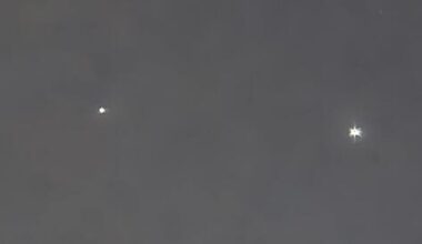 Rare planetary pairing: Venus and Jupiter meet after sunset
