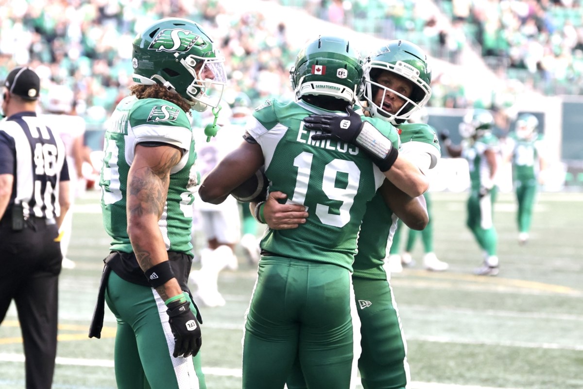 ‘We. Are. Back.’: Saskatchewan Roughriders stage late-game comeback to open CFL season with win over B.C. Lions