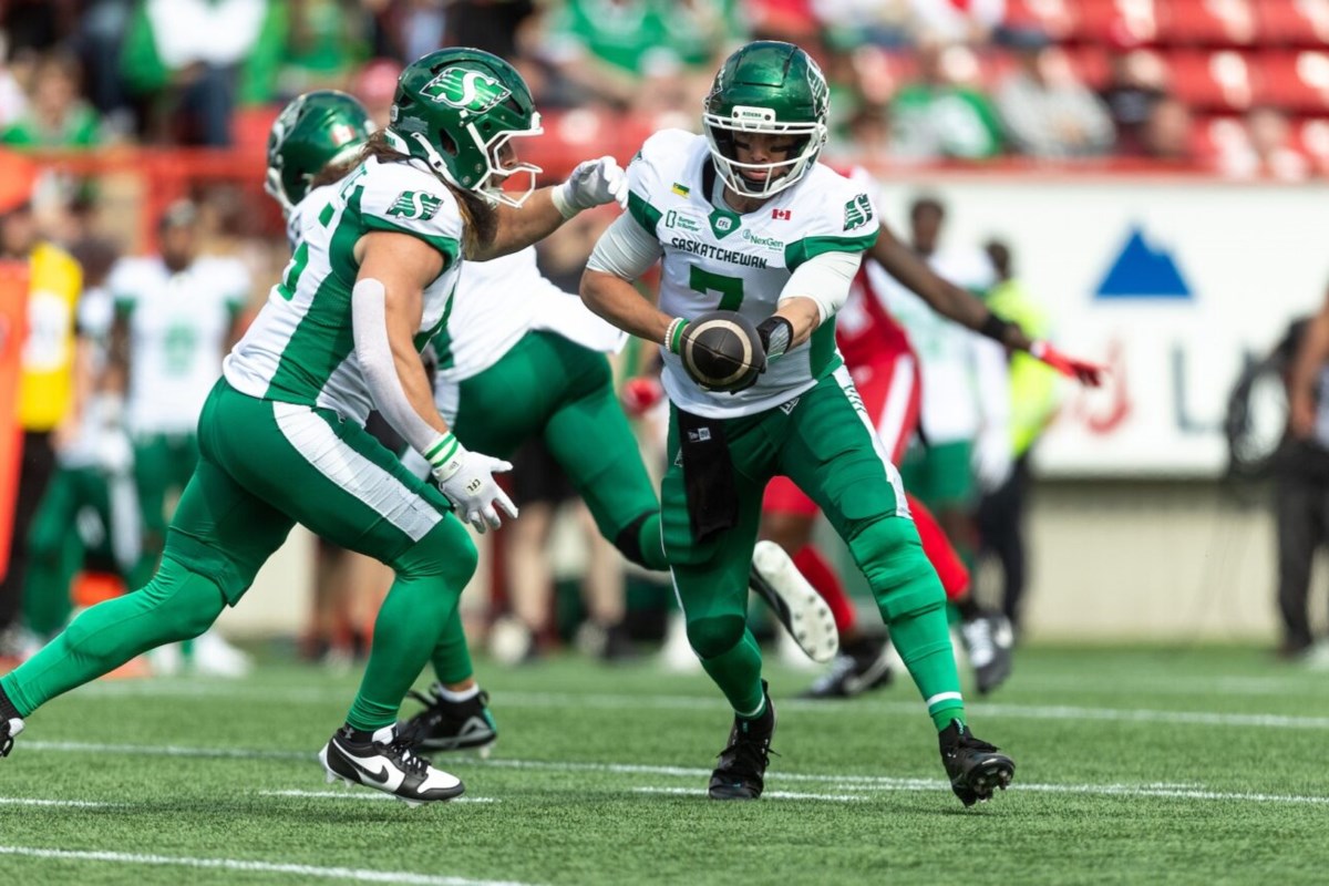 Tommy Stevens scores winning touchdown in double overtime as Roughriders survive Calgary Stampeders comeback