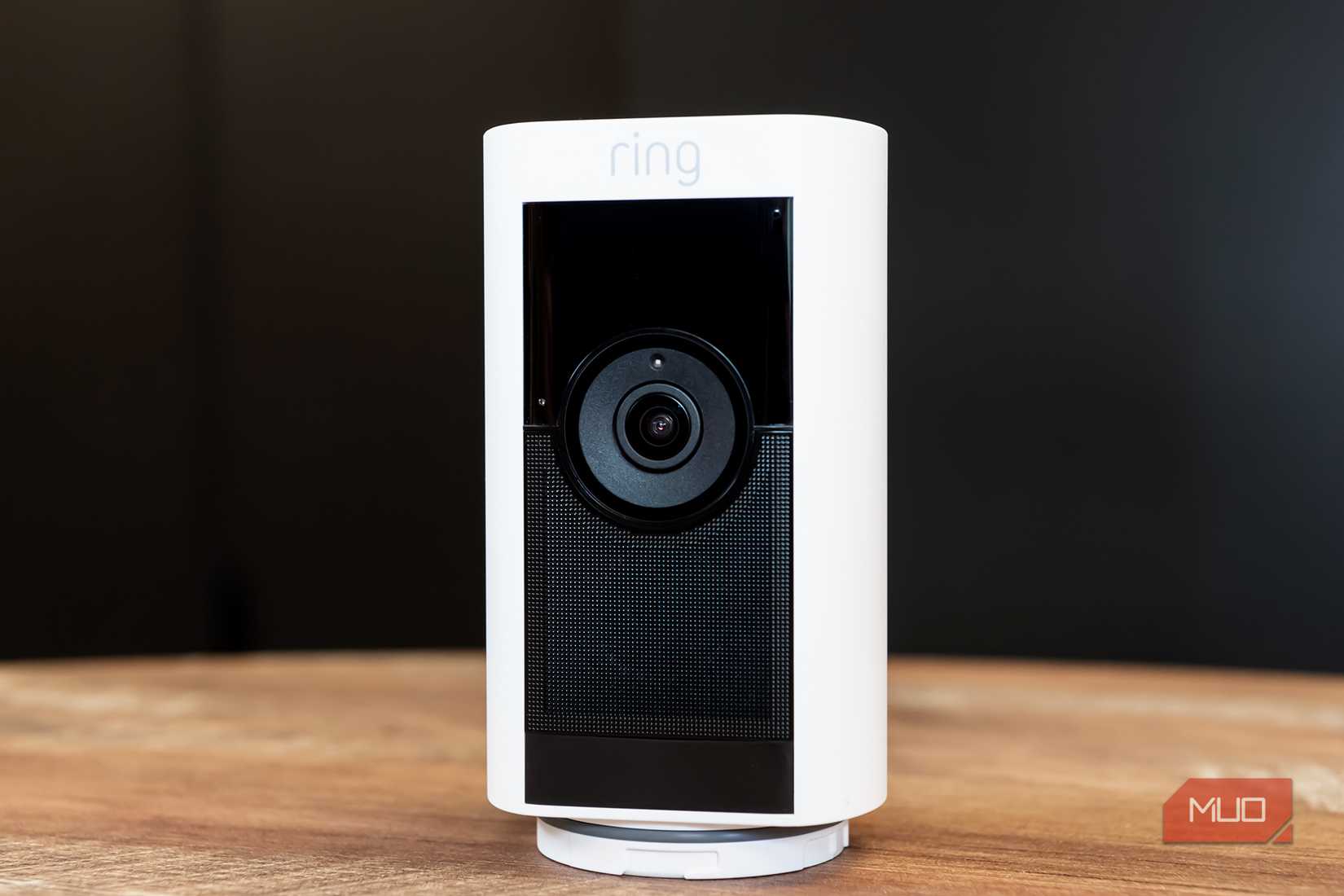 ring stick up cam proon a desk