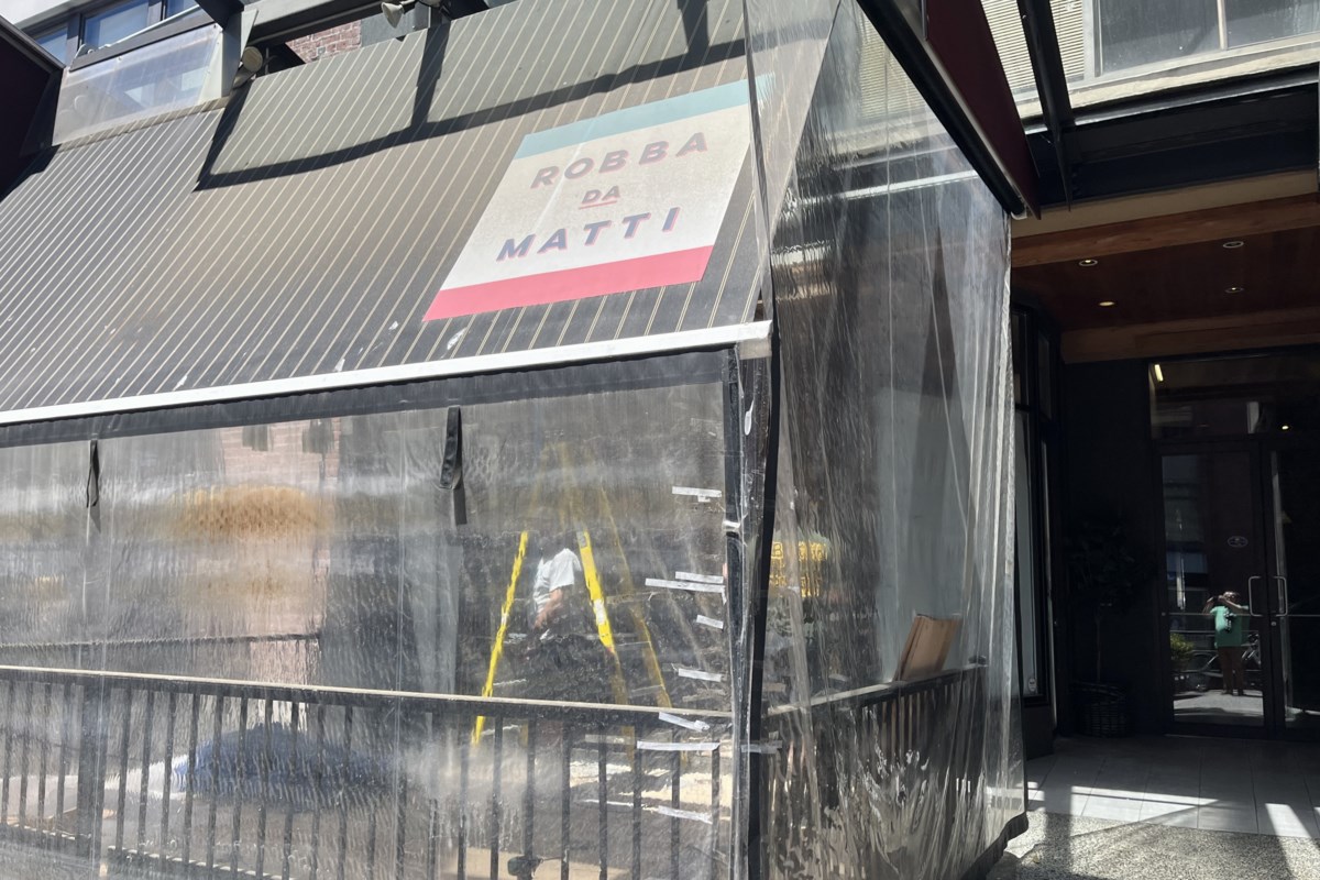 Robba da Matti closes Yaletown location of Vancouver chain