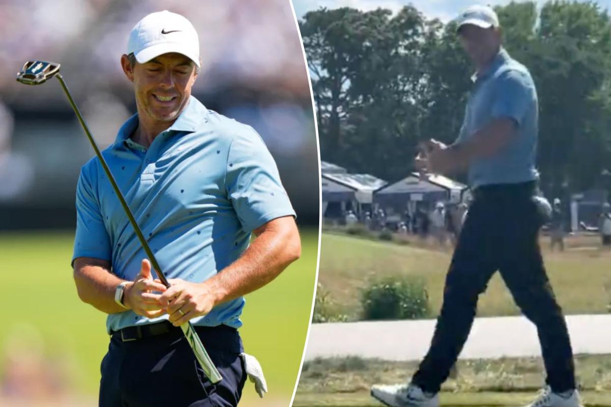 Rory McIlroy fires back at US Open heckler with big-belly gesture