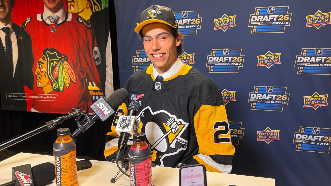 Penguins draft Markus Ruck day after selecting twin brother Liam