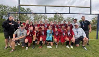 Saints girls' soccer team claims OFSAA antique bronze medal
