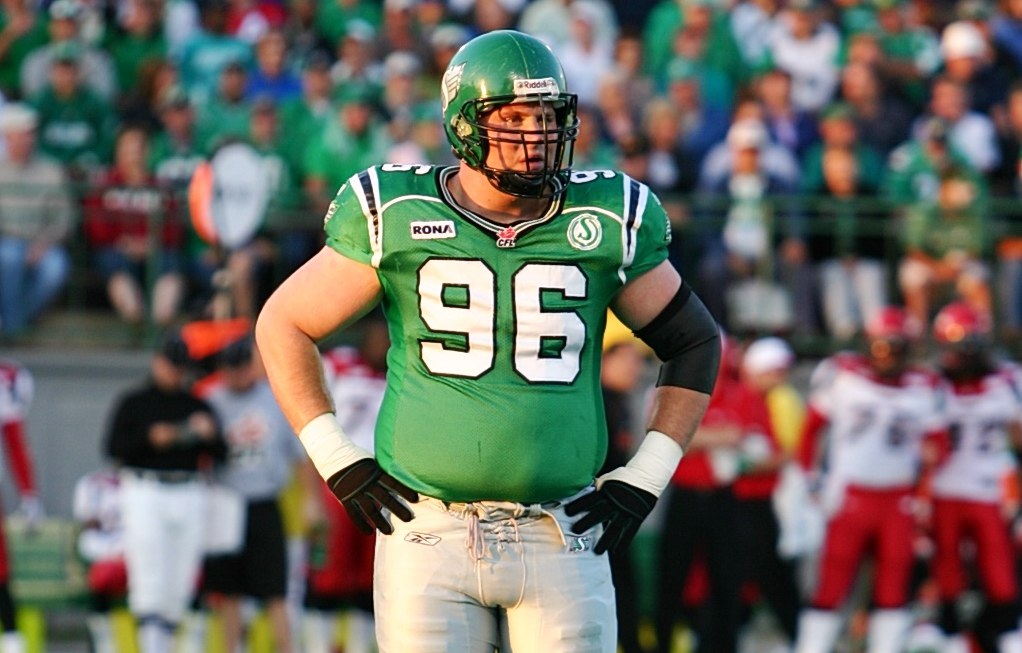 Plaza of Honour DL Scott Schultz likes what he sees up front from 2026 Saskatchewan Roughriders