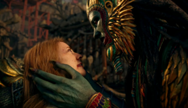 Faye being held by Sekhmet