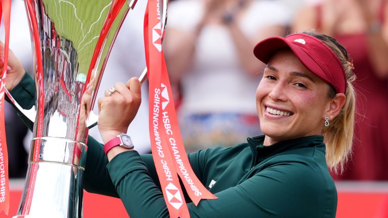 Donna Vekic took the women's singles title at Queen's to secure her first since 2023
