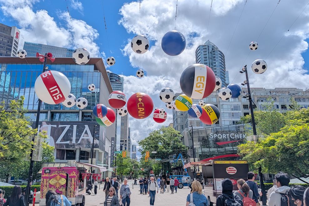 soccerscape fifa world cup vancouver robson square